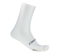 Castelli Chaussettes Espresso 18 Blanc Taille L/XL