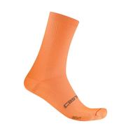 Chaussettes Castelli Espresso 18 Orange, Taille S/M
