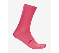Chaussettes Castelli Espresso 18 rose fuchsia - XXL