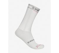 Castelli Chaussettes Fast Feet 4 Rosso Corsa blanc - S-M