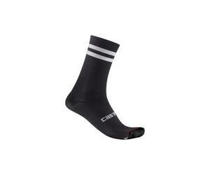 Chaussettes castelli original 18 noir blanc
