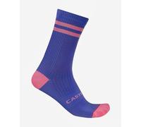 Castelli - Originale 18 Sock - Chaussettes de cyclisme - EU 36-39 - ultraviolet / rosa giro