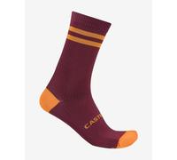 Castelli - Originale 18 Sock - Chaussettes de cyclisme - EU 36-39 - deep bordeaux / vivid orange