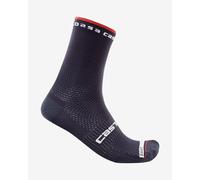 Chaussettes Castelli Pro 15 Rosso Corsa bleu foncé - L-XL