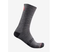 Chaussettes Castelli Racing Stripe 18 gris foncé - XXL
