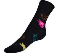 Chaussettes Cats colorées - 39-42 - Noir