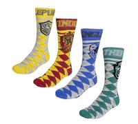 Chaussettes - CERDA - Harry Potter - Pack de 4 - Maisons Poudlard - Taille 35/41