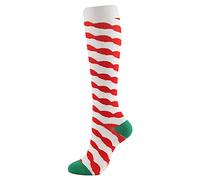 Chaussettes chaudes en coton pour femme - Chaussettes de sport et de loisirs - Motif de Noël - Chaussettes décontractées - Chaussettes pour homme - Pointure 36 à, H, Taille unique