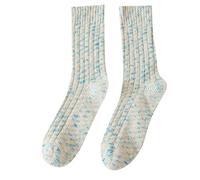 Chaussettes Chaudes Homme Femme,Chaussettes à Poils pour Femmes Bas épais à Aiguilles épaisses