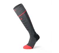 LENZ Heat Sock 5.1 Toe Cap Regular Fit - Homme - Gris / Rouge - taille 45-47- modèle 2026