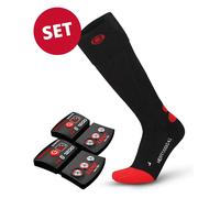 Chaussettes chauffante plus batterie Lenz Noir 39/41