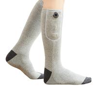 Chaussettes Chauffantes - 3 Modes Ajustable en Coton Thermique | Chaussettes Électriques Chauffantes Rechargeables | pour Voyage Camping Hiver Pêche Extérieur Randonnée Ski Travail Hommes Femmes