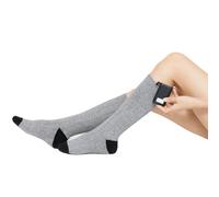 Chaussettes Chauffantes À Batterie Pour Hommes Femmes 2200 Mah Gris