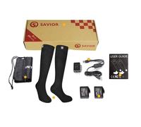 Chaussettes chauffantes, batterie rechargeable, niveaux de température réglables, idéales pour les sports d'hiver , Chaussettes chauffantes SS02B, 'année dernièreL'année dernière