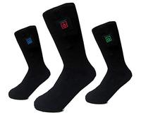 Chaussettes Chauffantes, Chaussettes Chauffantes électriques Rechargeables Équipement Chaud pour Les Pieds Chaussettes pour Hommes Et Chaussettes pour Femmes, Kit De Thermo-Chaussettes Idéal pour Les