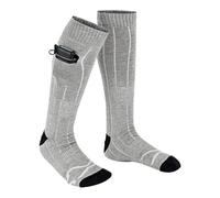Chaussettes chauffantes, Chaussettes chauffantes électriques Rechargeables, par Temps Froid alimentées par Batterie 4000 mAh pour Hommes, Femmes, équitation en Plein air,