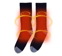 Chaussettes chauffantes | Chaussettes thermiques pour femme 2 200 mAh USB avec 3 niveaux de chaleur | Équipement antidérapant pour la chasse, le vélo, le travail, la randonnée, l'hiver et la neige |