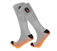 Chaussettes chauffantes d'hiver pour le ski, le cyclisme, rechargeables, électriques, hommes et femmes, rechargeables et lavables