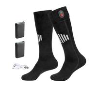 Chaussettes chauffantes d'hiver pour le ski, le cyclisme, rechargeables, électriques, hommes et femmes, rechargeables et lavables