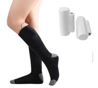 Chaussettes chauffantes d'hiver pour le ski, le cyclisme, rechargeables, pour homme et femme