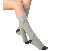 Chaussettes chauffantes électriques - Chauffe-pieds de cyclisme | Chaussettes chauffantes pour temps froid, chaussettes thermiques chaudes d'hiver, chaussettes isolées pour homme, 3 réglages de