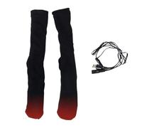 Chaussettes chauffantes électriques - Chaussettes chauffantes isolées lavables en tricot pour le ski, le snowboard, les activités sportives en plein air, la maison, les voyages, la famille, les amis