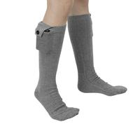 Chaussettes chauffantes électriques lavables à 4 vitesses, réglage de la température, rechargeables par USB, chaussettes chauffantes électriques pour homme et femme, chaussettes de ski