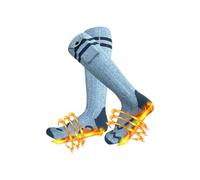 Chaussettes Chauffantes Électriques | Rechargeables avec 4 Niveaux De Chauffage - Chauffe-Pieds pour Ski | pour Hommes Ski Randonnée Cyclisme Sports D Hiver Pêcheurs Snowboard Camping Trajet