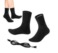 Chaussettes Chauffantes Électriques,Unité de Chauffage Rechargeable par USB - Chaussette Électrique | Pour Ski, Sports D'hiver, Activités de Plein air, Maison, Voyage, Famille et Amis