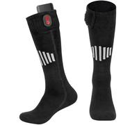 Chaussettes Chauffantes Homme Femme, 2×5000mAh Chaussette Chauffante Rechargeables, 3 Niveaux de Température Lavables, pour Le Ski Chasse Randonnée