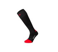 Lenz Heat Sock 4.1 Toe Cap Chaussettes chauffantes, noir-rouge, taille 42 43 44 pour homme