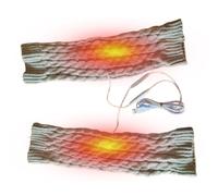 Chaussettes chauffantes pour femme, chaussettes chauffantes, rechargeables par USB, pour cyclisme, randonnée, camping