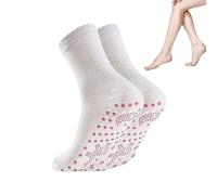 Chaussettes chauffantes pour femmes | 1 paire de chaussettes chauffantes chauffantes pour pieds, chaussettes de massage des pieds qui absorbent la transpiration réutilisables pour les jours d'hiver