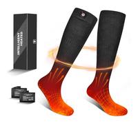 Chaussettes chauffantes pour Hommes et Femmes Chaussettes électriques à Batterie en Hiver Froid Chaussettes chauffantes Thermiques pour la Chasse Camping Ski Randonnée Pêche Équitation Moto