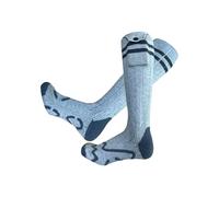 Chaussettes Chauffantes Rechargeables, 4 Niveaux De Chauffage Rechargeables, Chaussettes Thermiques D Hiver, pour Hommes, Randonnée, Vélo, Camping, Snowboard, Trajet Quotidien