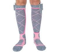 Chaussettes Chauffantes Thermiques - Chaussures À Isolation Longue Et Épaisse Rechargeables De 2 200 MAh, Équipement Chaud Pour Sports D'hiver | Chaussettes Chauffantes Unisexes Alimentées Par Batteri