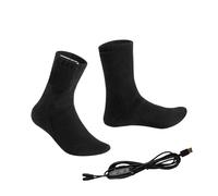 Chaussettes Chauffantes USB - Coupe Générale, Vêtements Thermiques D'hiver, Bas Alimentés Par Batterie | Temps Froid Sport Camping Randonnée Pêche Marche Déplacements Vacances Idée Cadeau Hommes Unise