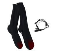 Chaussettes Chauffées, Chauffage Lavable, 1 Ensemble, Chaussettes Chauffées en Tricot, Chaussures Thermiques Froid, Voire Distribution De Chaleur, pour Les Activités Sportives De Snowboard d'hiver