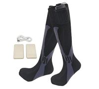 Chaussettes chauffées motivables pour hommes - chaussettes chaudes hivernales à batterie | Contrôle de la température intelligent, chaussettes thermiques ultra-douées pour les activités de plein air,