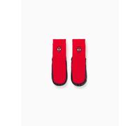 Chaussettes-chaussons Avec Semelle Antidérapante Et Spider-man Rouge 33/34