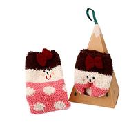 Chaussettes Chaussons Femme Chaussettes Anti Transpiration, Colorées Et Douillettes pour Une Tenue d'hiver Rigolotes Motif Drôle Et Multicolore pour La Maison Dormir