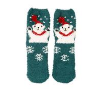 Chaussettes Chaussons Femme Chaussettes De Noël À Tricoter, Décontracté Et Polyvalent Peluche Multicolore À Mignon Rigolo Drôle Motif Mode Chic pour La Maison Dormir