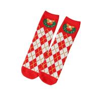 Chaussettes Chaussons Femme Chaussettes De Noël À Tricoter, Décontracté Et Polyvalent Peluche Multicolore À Mignon Rigolo Drôle Motif Mode Chic pour La Maison Dormir
