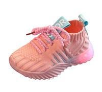 Chaussettes Chaussures, Mocassins À Lacets Enfants, Unisexe Chaussures de Sport, Baskets en avec lumières LED, Running Sneakers Shoes