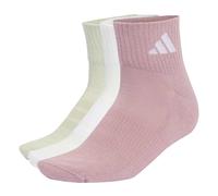 Adidas Chaussettes chevilles Cushioned – 3 paires mixte magic mauve/white/halo green/white 40-42