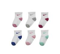 Nike POP COLOR ANKLE SOCKS 6-PACK Socks pink taille: INFANT