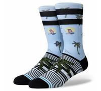 Chaussettes Chevilles Stance Aloha Monkey Staple Bleu clair 42-46