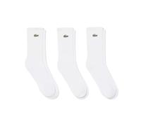 Lacoste Chaussettes de tennis Classic – 3 paires – Unisexe Blanc 39-42