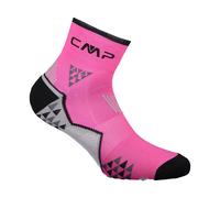 CMP - Chaussettes Trail, Rose Fluo-Noir, 36/38