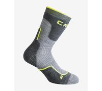 Chaussettes CMP Wool Mid gris jaune - M-L